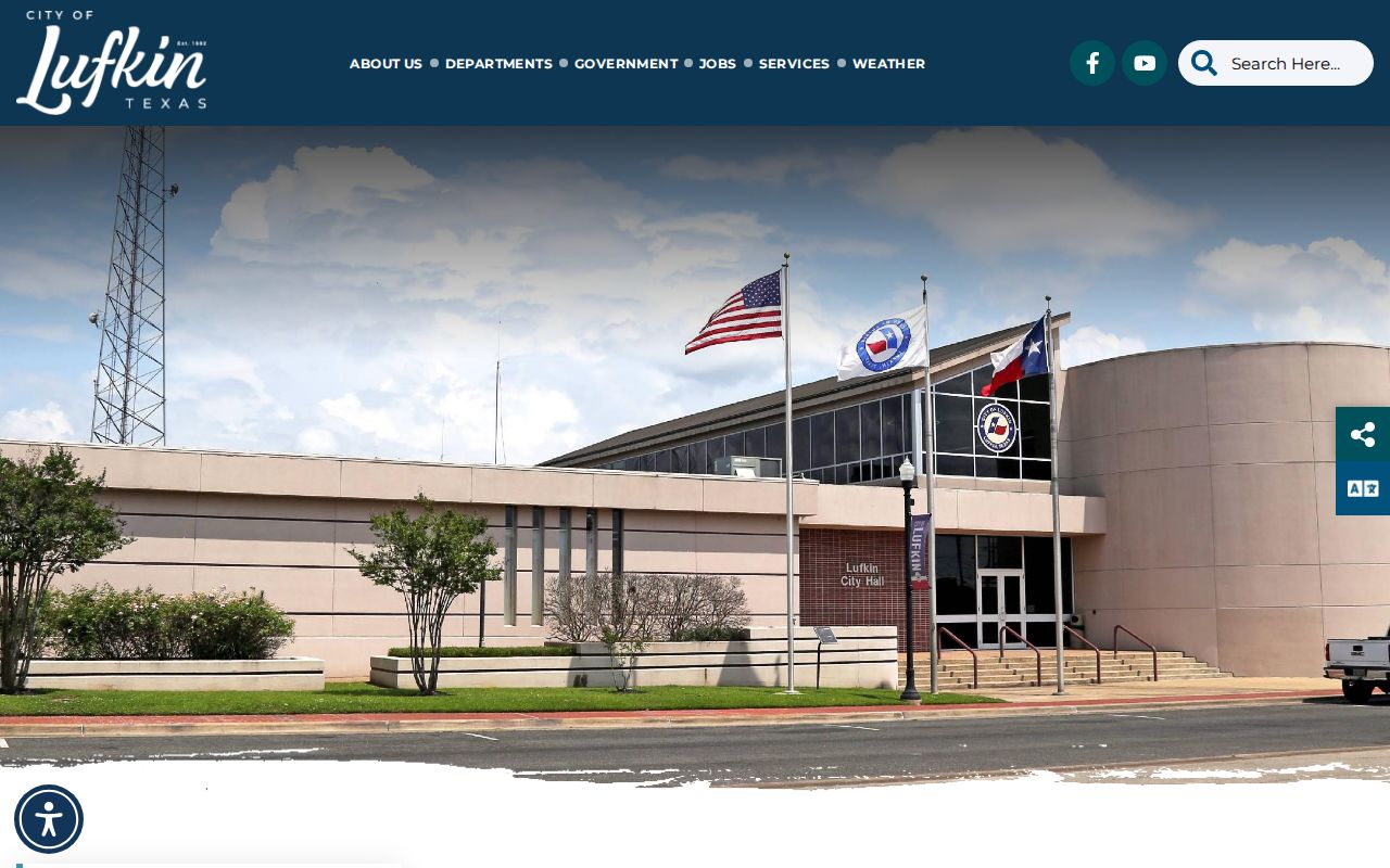 Lufkin warrant payment context and Click2Gov ticket-number instructions
