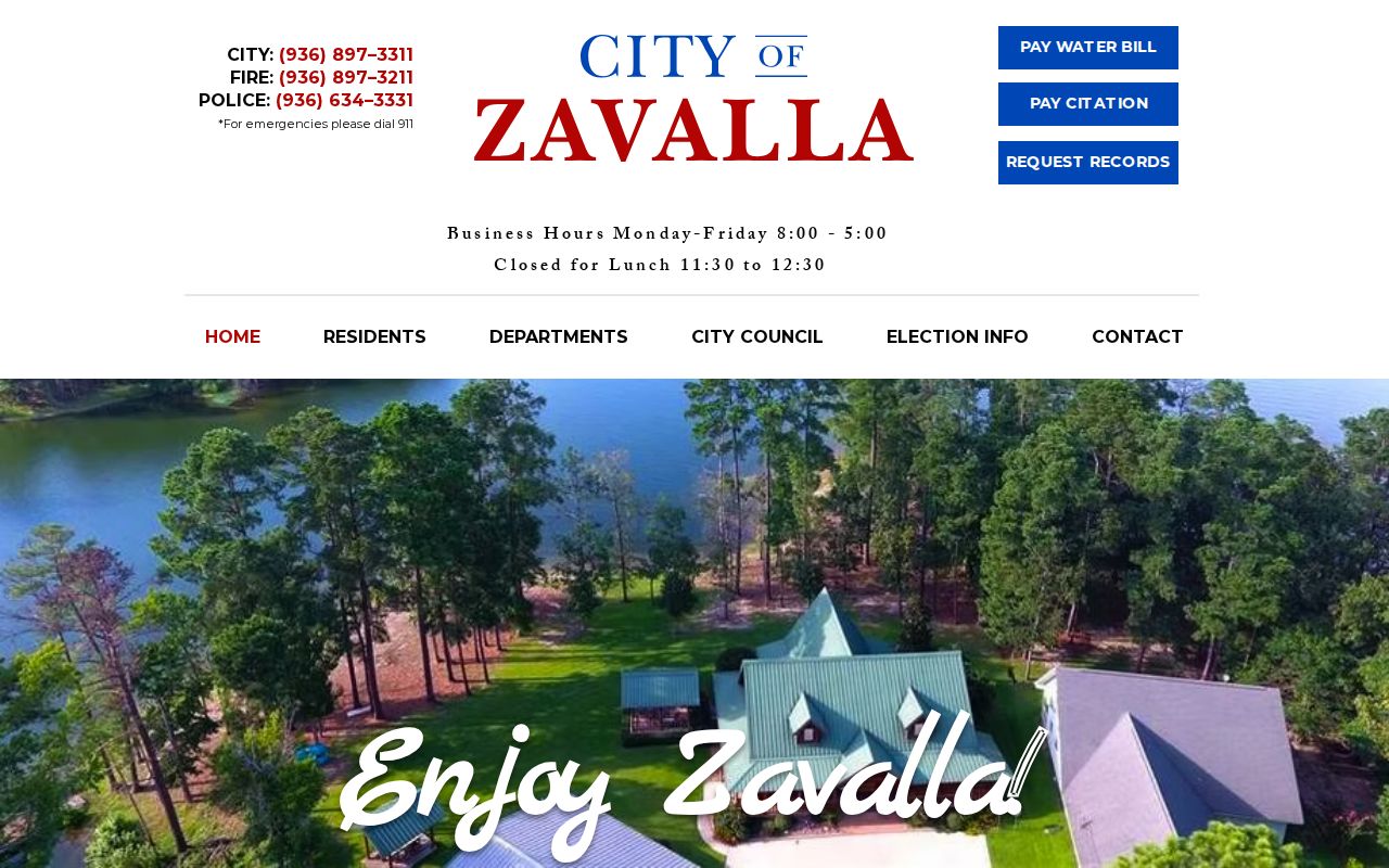 Zavalla warrant records setting at City Hall and Municipal Court